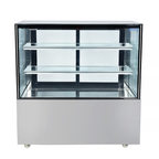 Bonvue FED SC120FA-2XB - 1200mm Deluxe Square Glass Cake Display - image 2