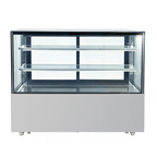 Bonvue FED SC150FA-2XB - 1500mm Deluxe Square Glass Cake Display - image 2