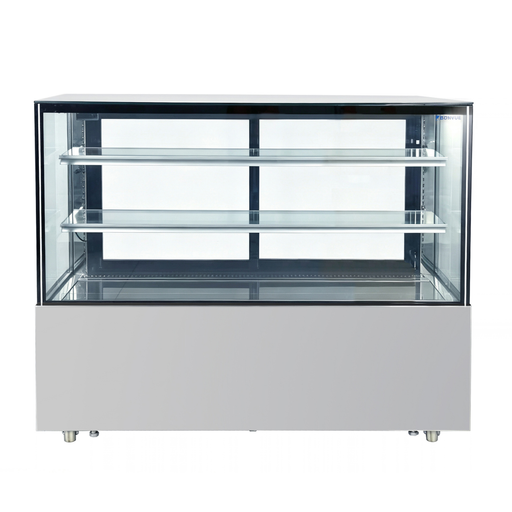 Bonvue FED SC150FA-2XB - 1500mm Deluxe Square Glass Cake Display - image 2