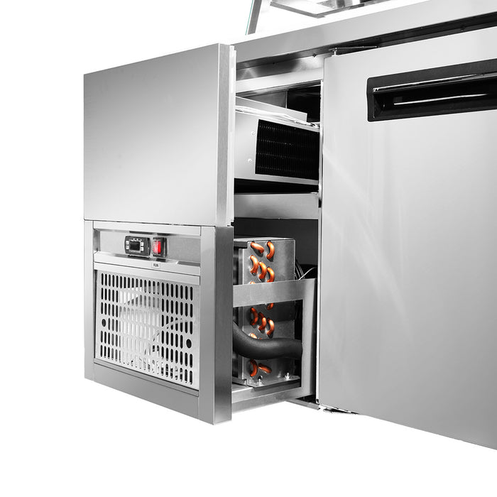 FED Thermaster SCB/18 - Two Large Door Deluxe Sandwich Bar Fridge 1800mm 870L - image 7