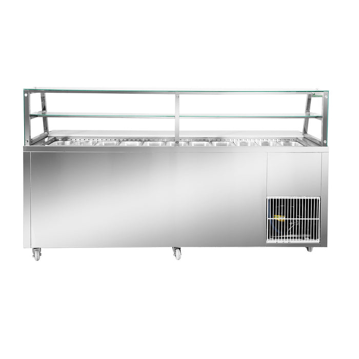 FED Thermaster SCB/21 - Three Door Deluxe Sandwich Bar Fridge 2180mm 1000L - image 5