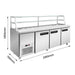 FED Thermaster SCB/21 - Three Door Deluxe Sandwich Bar Fridge 2180mm 1000L - image 2