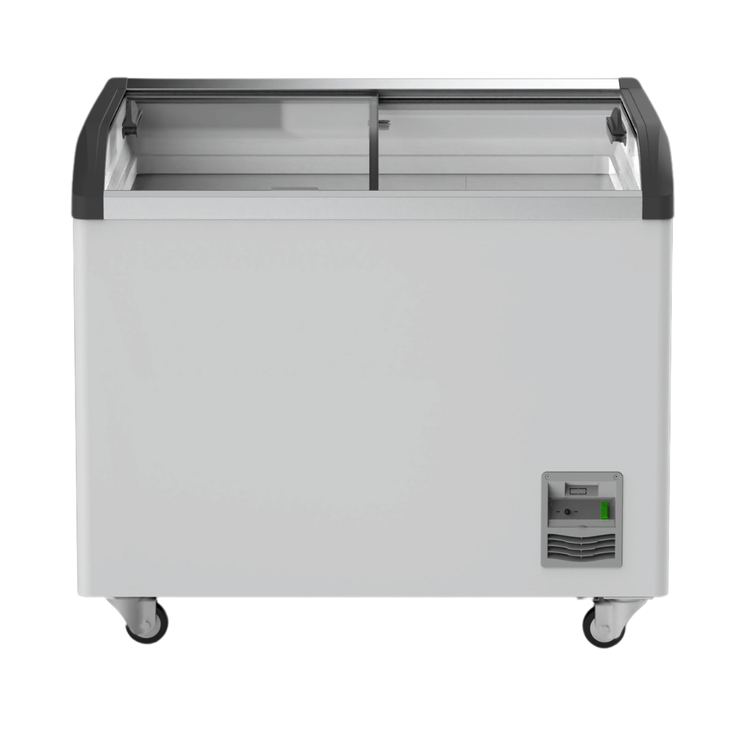FED Thermaster SD-306K - Glass Sliding Lid Ice Cream Display Freezer 303L