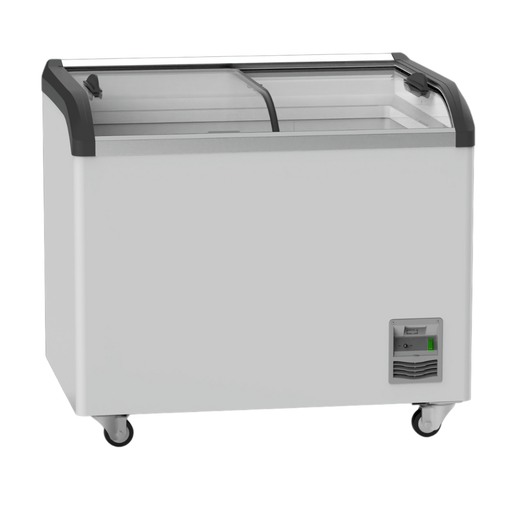 FED Thermaster SD-306K - Glass Sliding Lid Ice Cream Display Freezer 303L - image 2