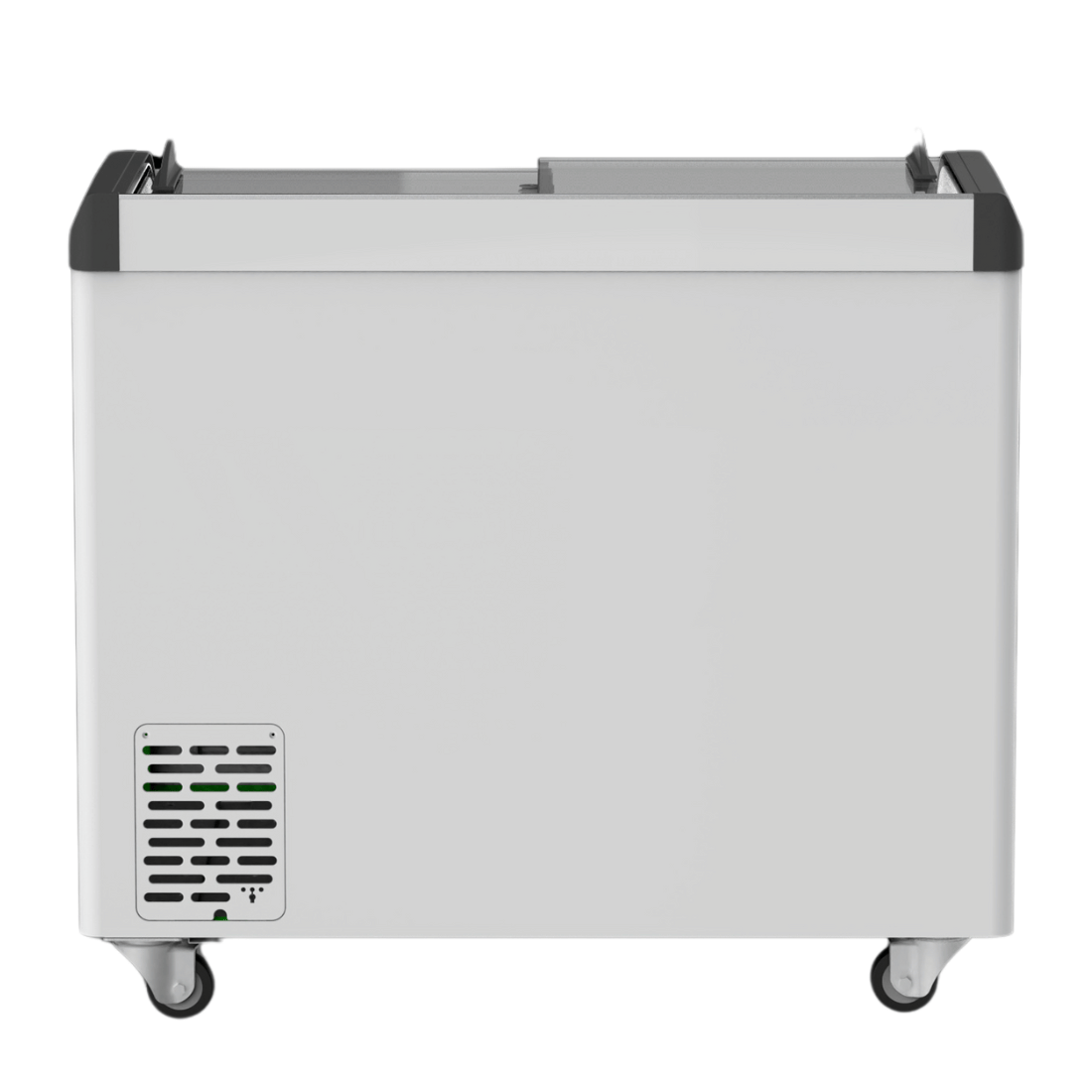 FED Thermaster SD-306K - Glass Sliding Lid Ice Cream Display Freezer 303L - image 3