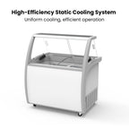 FED Thermaster SD-325P - Gelato Display Freezer 6 x 5L Pans 300L - image 4