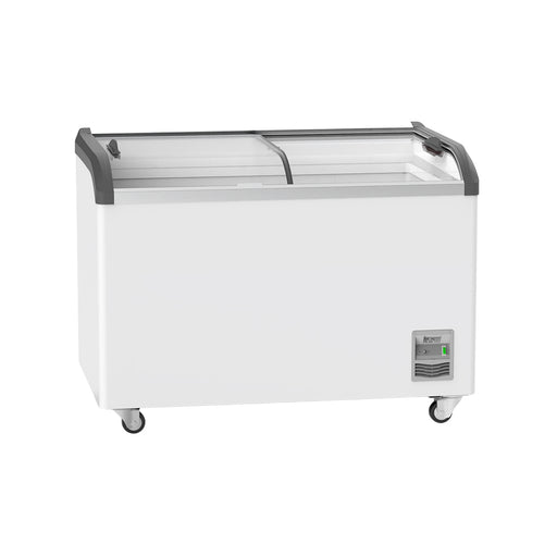 FED Thermaster SD-406K - Glass Sliding Lid Ice Cream Display Freezer 386L