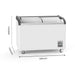 FED Thermaster SD-406K - Glass Sliding Lid Ice Cream Display Freezer 386L - image 2