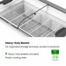 FED Thermaster SD-406K - Glass Sliding Lid Ice Cream Display Freezer 386L - image 6