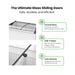 FED Thermaster SD-406K - Glass Sliding Lid Ice Cream Display Freezer 386L - image 8