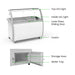 FED Thermaster SD-415P - Gelato Display Freezer 9 x 5L Pans 400L - image 3