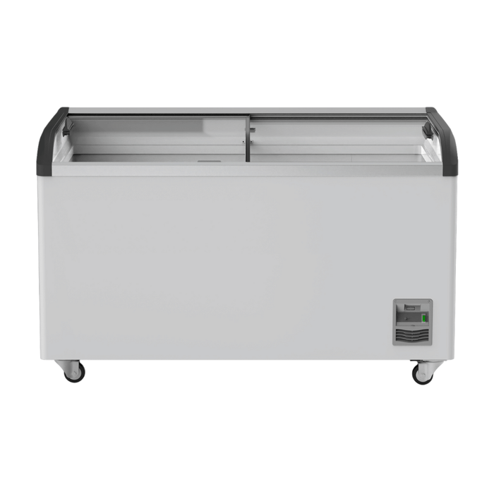 FED Thermaster SD-506K - Glass Sliding Lid Ice Cream Display Freezer 477L