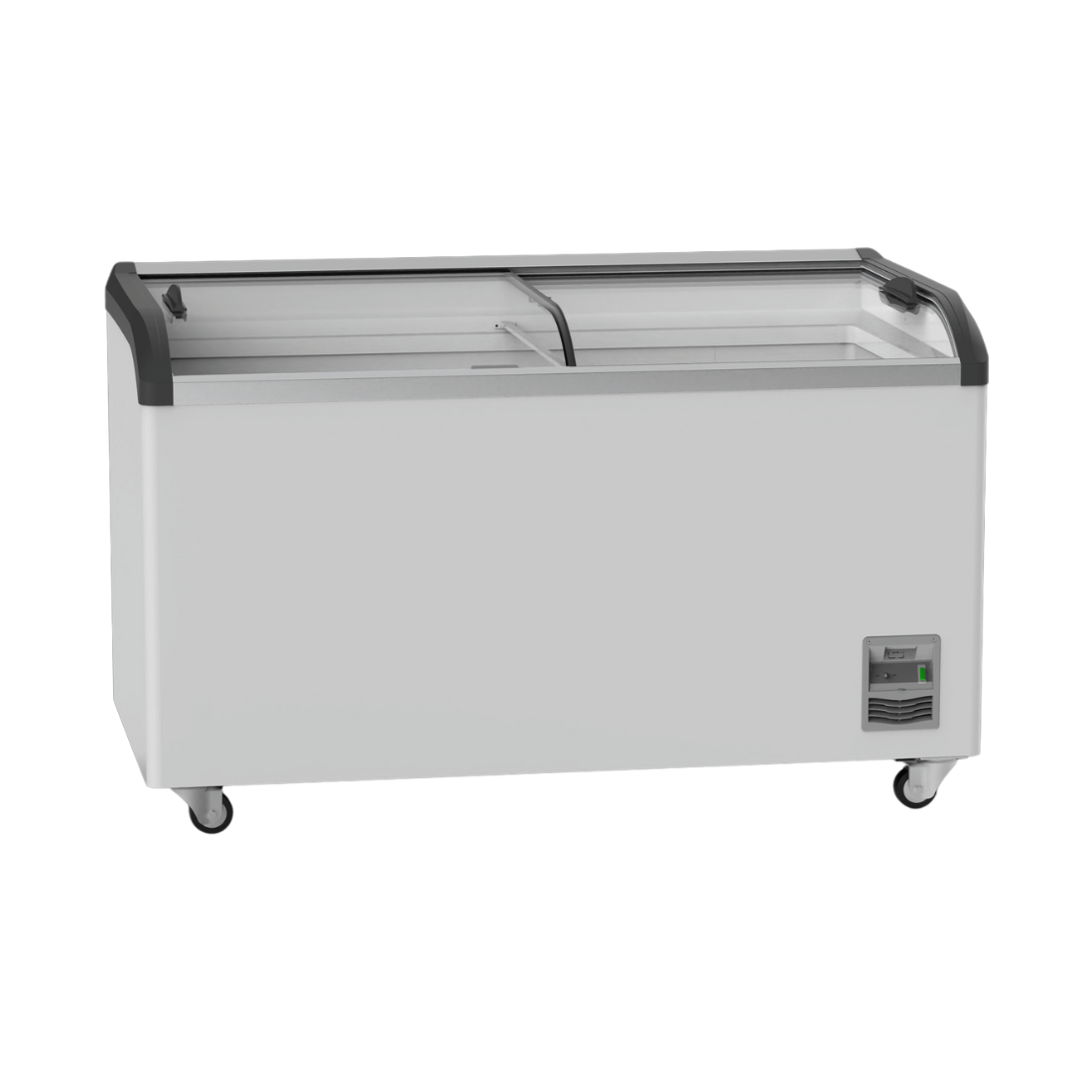 FED Thermaster SD-506K - Glass Sliding Lid Ice Cream Display Freezer 477L - image 2