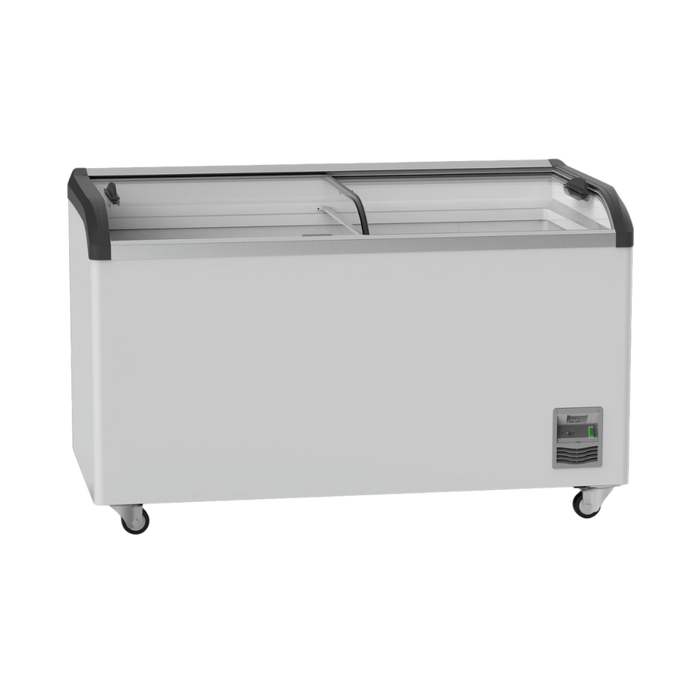FED Thermaster SD-506K - Glass Sliding Lid Ice Cream Display Freezer 477L - image 2