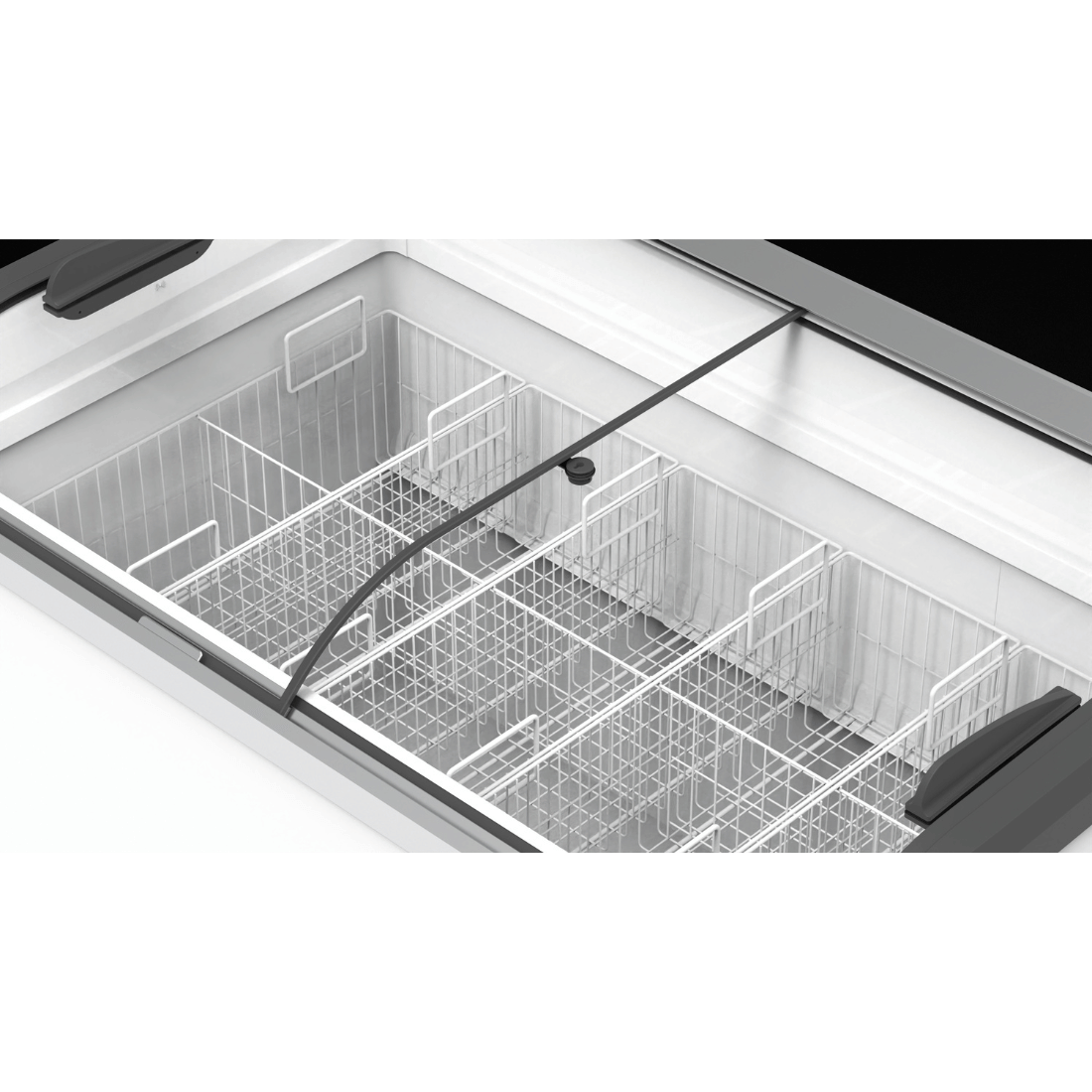 FED Thermaster SD-506K - Glass Sliding Lid Ice Cream Display Freezer 477L - image 4