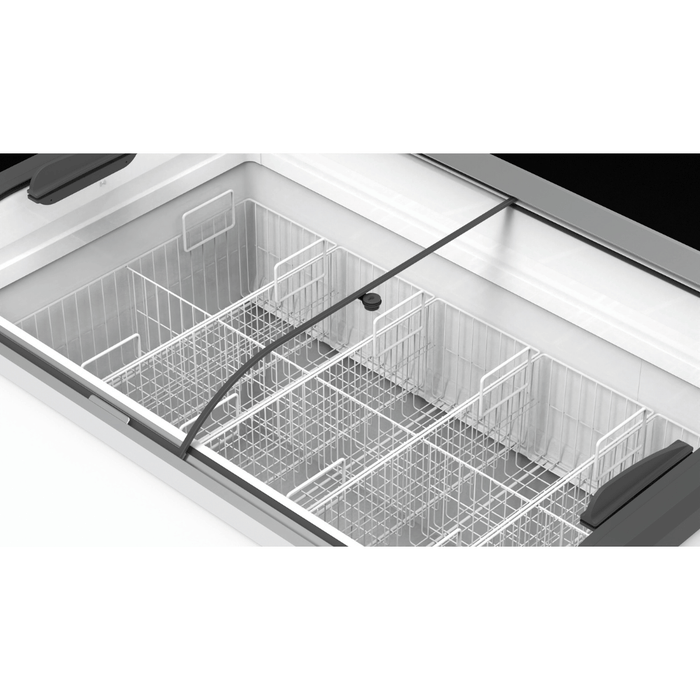 FED Thermaster SD-506K - Glass Sliding Lid Ice Cream Display Freezer 477L - image 4
