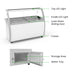 FED Thermaster SD-575P - Gelato Display Freezer 12 x 5L Pans 535L - image 3