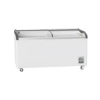 FED Thermaster SD-576K - Glass Sliding Lid Ice Cream Display Freezer 561L