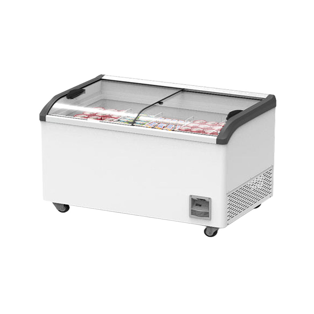 FED Thermaster SD-576K - Glass Sliding Lid Ice Cream Display Freezer 561L - image 4