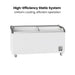 FED Thermaster SD-576K - Glass Sliding Lid Ice Cream Display Freezer 561L - image 5