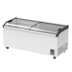 FED Thermaster SD-666K - Glass Sliding Lid Ice Cream Display Freezer 636L