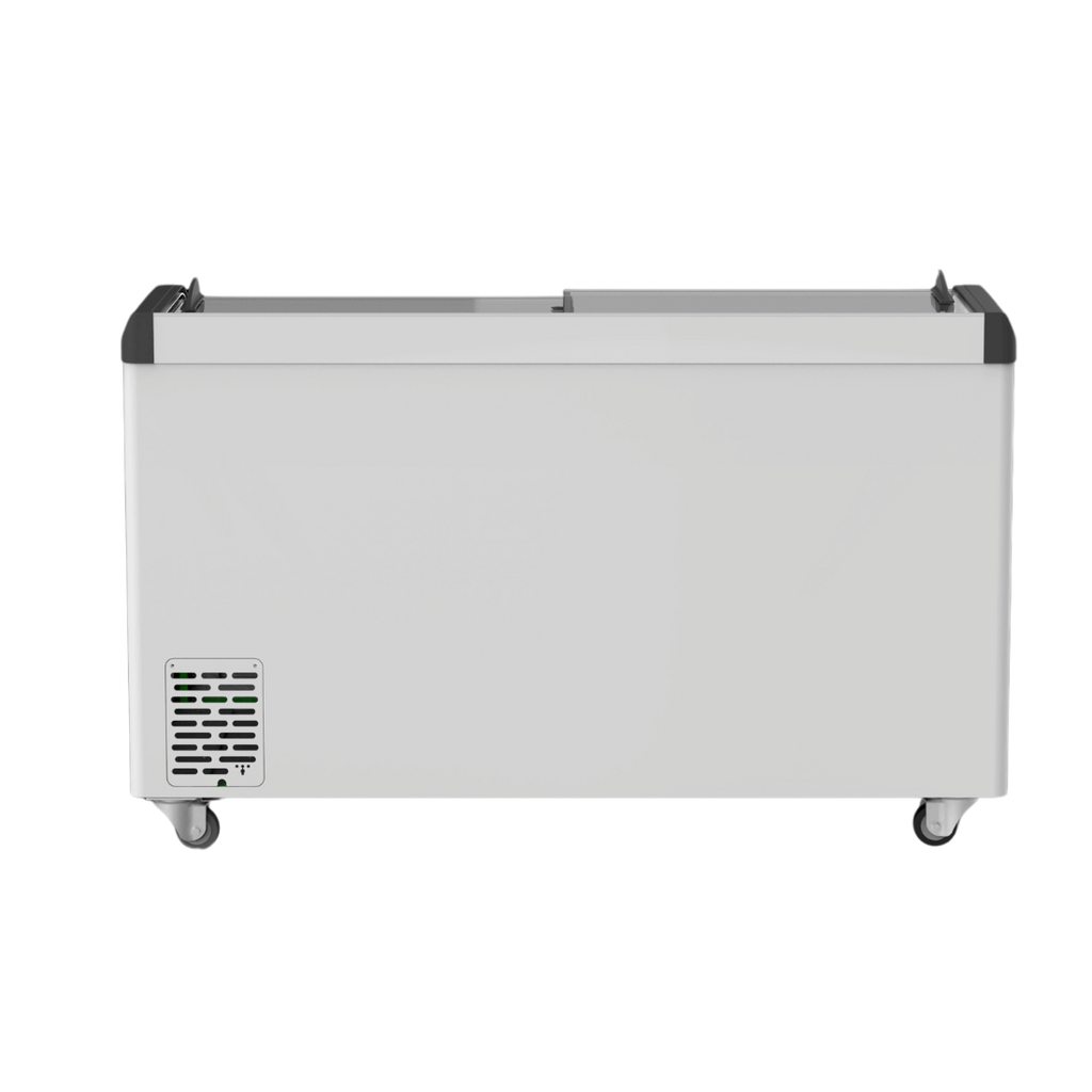 FED Thermaster SD-666K - Glass Sliding Lid Ice Cream Display Freezer 636L - image 2