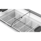FED Thermaster SD-666K - Glass Sliding Lid Ice Cream Display Freezer 636L - image 4