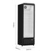 FED Thermaster SDC-258B - Upright Glass Door Drink Fridge Black 258L - image 2