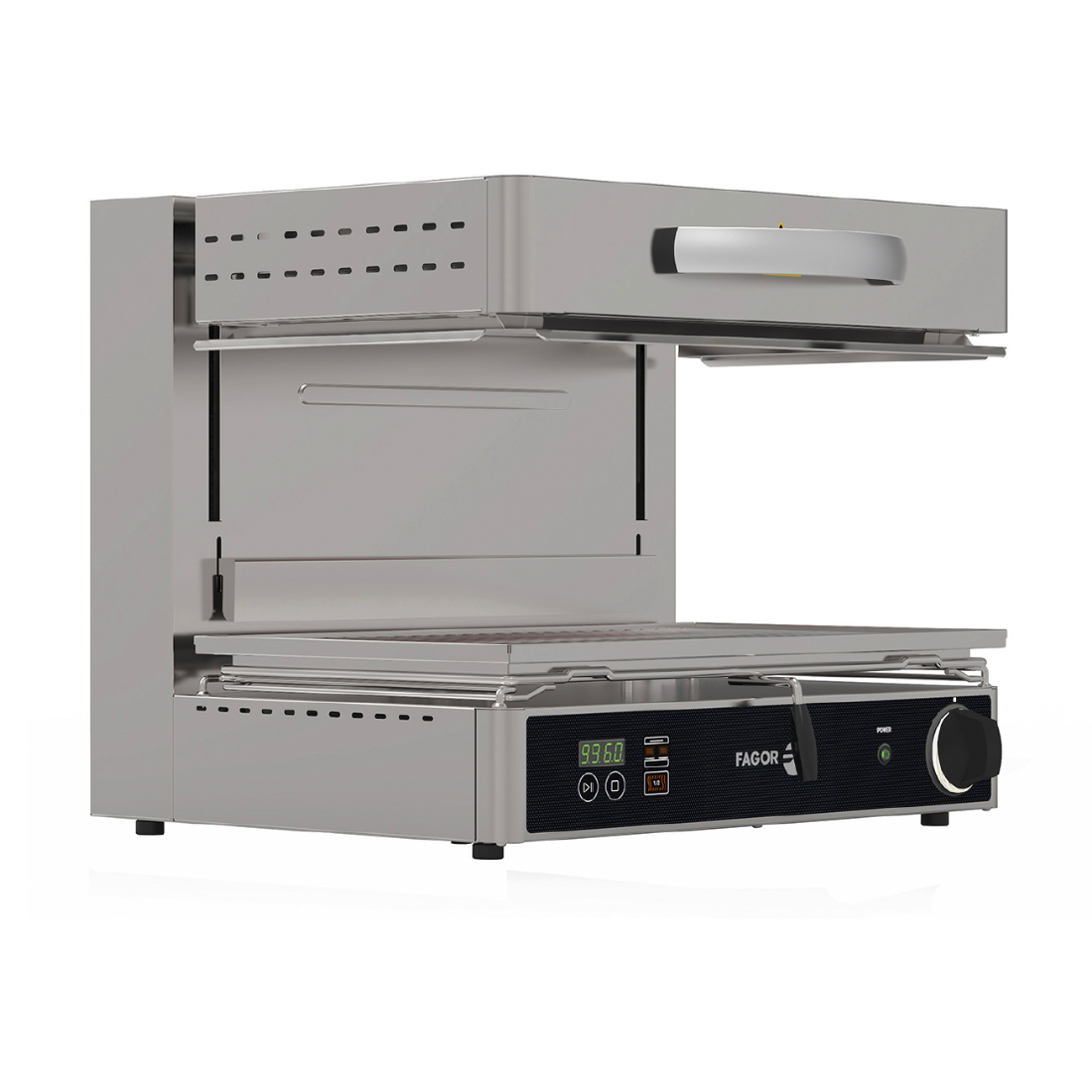 Fagor SEQ-60-4T - 600mm Ultra-Fast Electric Salamander with Plate Detection