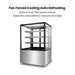 Bonvue FED SF830V - 900mm 3+1 Tier Square Glass Cake Display - image 5