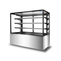 Bonvue FED SF850V - 1500mm 3+1 Tier Square Glass Cake Display