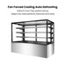 Bonvue FED SF860V - 1800mm 3+1 Tier Square Glass Cake Display - image 6