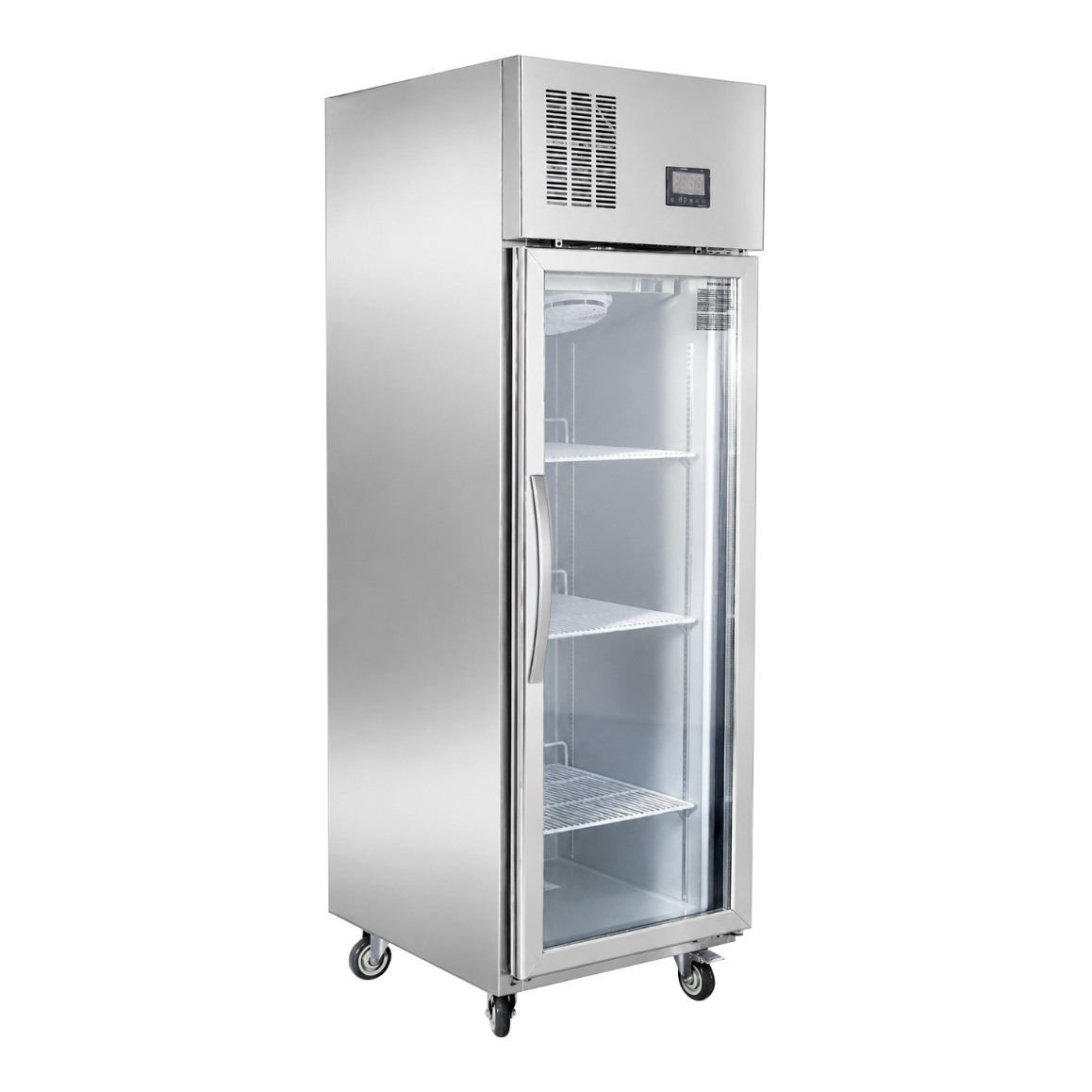 FED Thermaster SFWCG500 - Full-Width Single Glass Door Upright Display Fridge 500L
