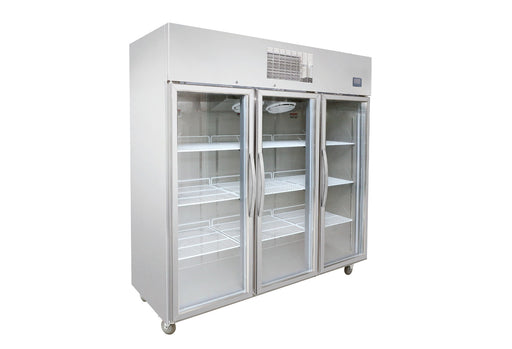 FED Thermaster SFWFG1500 - Full-Width Triple Glass Door Upright Display Freezer 1500L