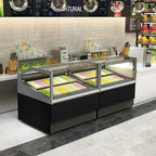 Bonvue FED SGD-12B - 12 Pan Square Glass Gelato Display Freezer - image 3