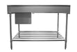 Simco SS1721 - Stainless Steel Sink Bench with Splashback 2100 x 700mm - image 3