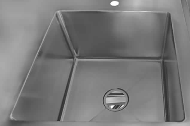 Simco SS1715 - Stainless Steel Sink Bench with Splashback 1500 x 700mm - image 6