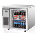 Skipio SGR9-1 - 1 Glass Door Underbench Fridge - 179 Litres