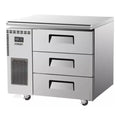 Skipio SUR9-3D-3 - 3 Drawer Underbench Fridge - 900mm