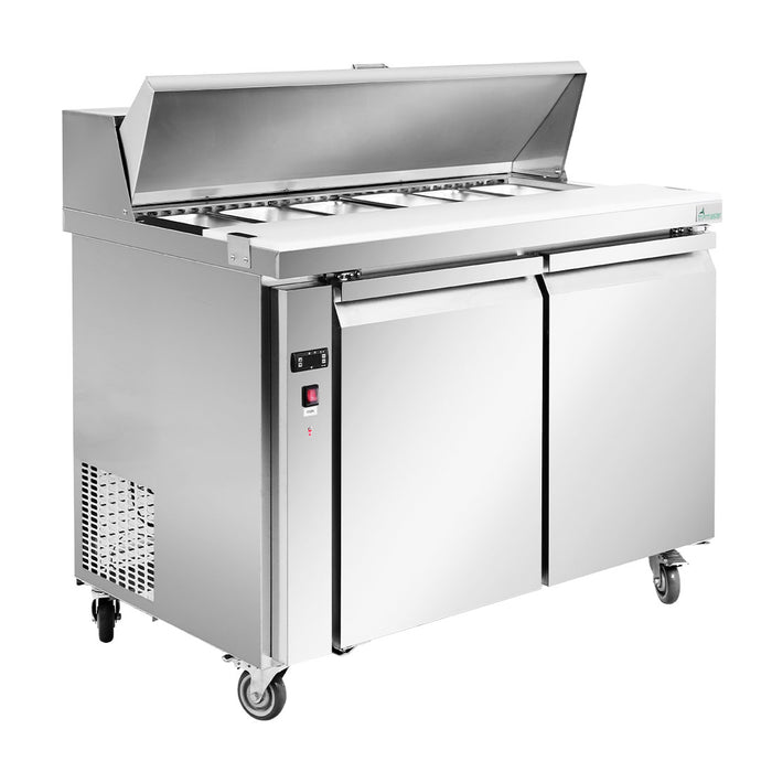 FED Thermaster SLB120 - Two Door Sandwich & Salad Bench Fridge 1200mm 270L - image 5