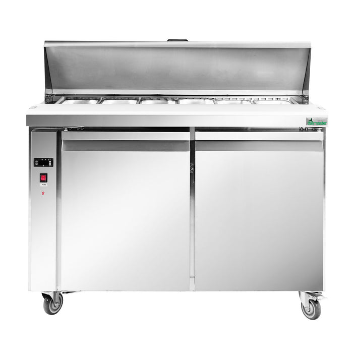 FED Thermaster SLB120 - Two Door Sandwich & Salad Bench Fridge 1200mm 270L - image 4