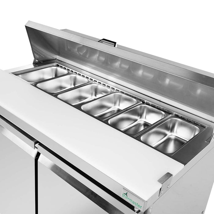 FED Thermaster SLB120 - Two Door Sandwich & Salad Bench Fridge 1200mm 270L - image 7