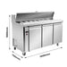 FED Thermaster SLB150 - Three Door Sandwich & Salad Bench Fridge 1500mm 340L - image 2
