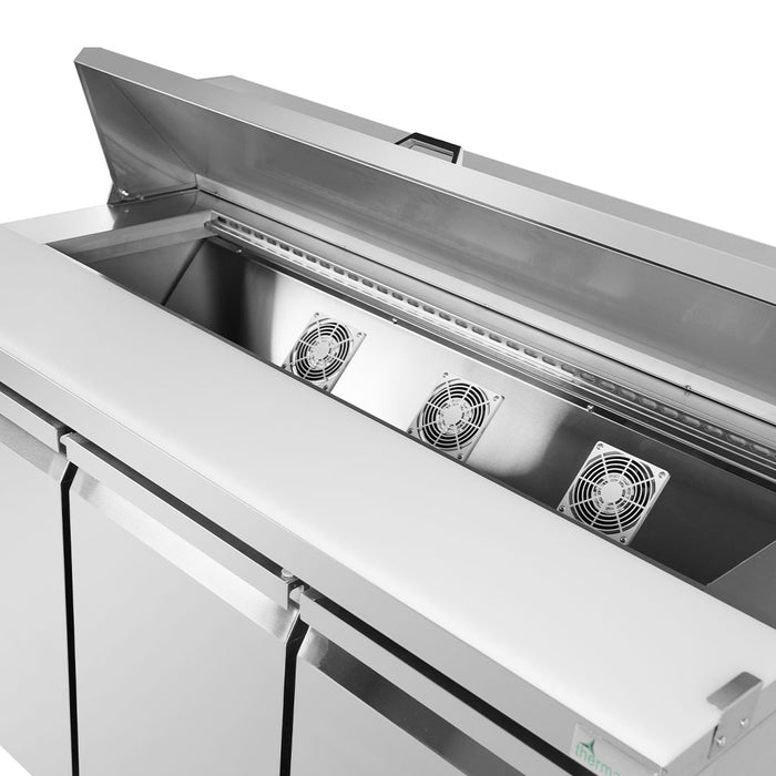 FED Thermaster SLB150 - Three Door Sandwich & Salad Bench Fridge 1500mm 340L - image 7