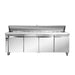 FED Thermaster SLB240 - Four Door Sandwich & Salad Bench Fridge 2400mm 525L - image 4