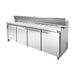 FED Thermaster SLB240 - Four Door Sandwich & Salad Bench Fridge 2400mm 525L