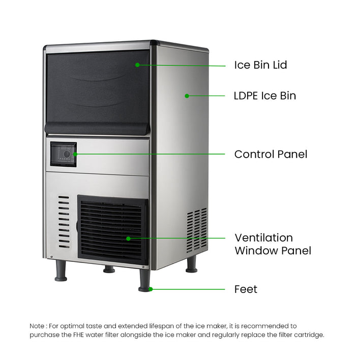 Blizzard SN-128F - Granular Ice Maker 130kg/24hr - image 3
