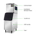 Blizzard SN-145C - Crescent Ice Maker with 140kg Bin 145kg/24hr - image 4