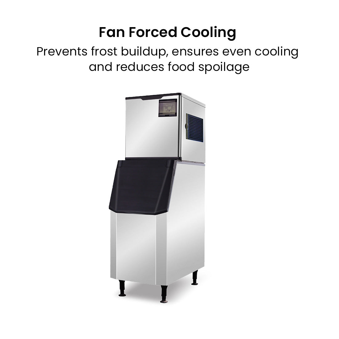 Blizzard SN-145C - Crescent Ice Maker with 140kg Bin 145kg/24hr - image 6
