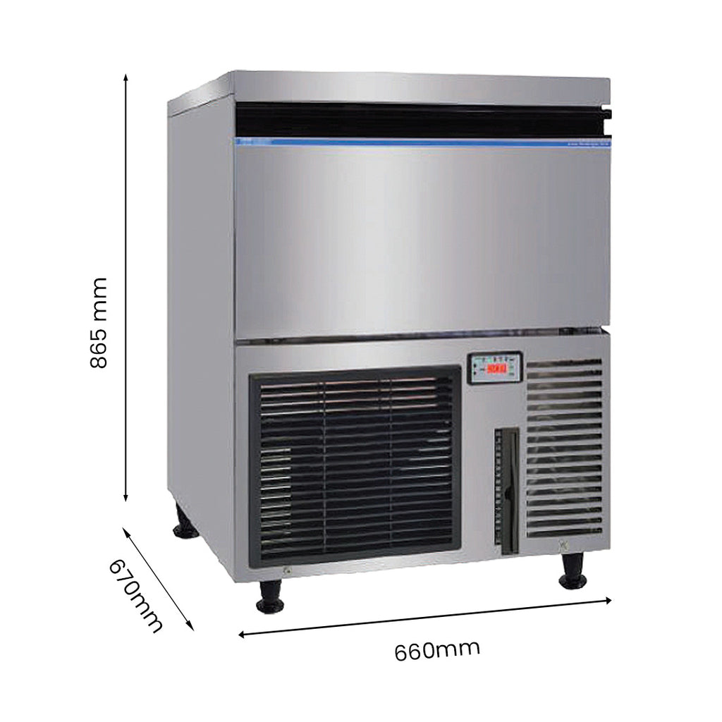 Blizzard SN-200P - Under-Counter Large Cube Ice Maker 80kg/24hr - image 2